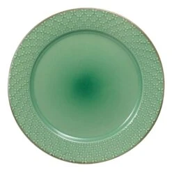French Lace Set Of 4 Green Dinner Plates 9 French Lace Set Of 4 Green Dinner Plates -Kitchen Supplies Store 5211162
