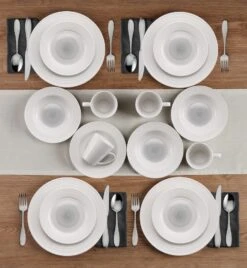 Annie Gray 16 Piece Dinnerware Set, Service For 4 14 Annie Gray 16 Piece Dinnerware Set, Service For 4 -Kitchen Supplies Store 5286602 Annie Gray 16pc lifestyle 2