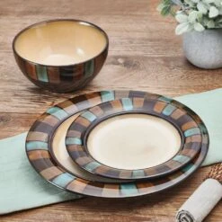 Cayman 24 Piece Dinnerware Set, Service For 8 12 Cayman 24 Piece Dinnerware Set, Service For 8 -Kitchen Supplies Store 5291865 LF2