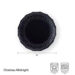 Chateau Midnight Set Of 4 Dinner Plates 10 Chateau Midnight Set Of 4 Dinner Plates -Kitchen Supplies Store 5296064 PFZ Chateau Navy Dinner Plate Infographic Dims