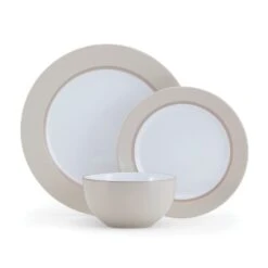 Grayson Taupe 12 Piece Dinnerware Set, Service For 4 19 Grayson Taupe 12 Piece Dinnerware Set, Service For 4 -Kitchen Supplies Store 5296694 GraysonTaupe 3pc