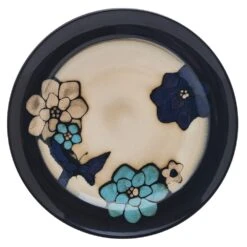 Painted Butterfly Blue 12 Piece Dinnerware Set, Service For 4 16 Painted Butterfly Blue 12 Piece Dinnerware Set, Service For 4 -Kitchen Supplies Store 5296888 PFZ PaintedButterflyBlue dinner plate silo