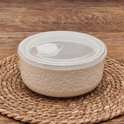 Chateau Cream Set Of 2 Storage Bowls With Lids 10 Chateau Cream Set Of 2 Storage Bowls With Lids -Kitchen Supplies Store 5297030 Chateau Bowl Lifestyle Angle