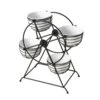 Ferris Wheel Entertaining Dip Bowl Serving Caddy 1 Ferris Wheel Entertaining Dip Bowl Serving Caddy -Kitchen Supplies Store 5312721 3Q rotating condiment caddy