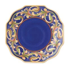 Villa Della Luna® Set Of 4 Blue Salad Plates 9 Villa Della Luna® Set Of 4 Blue Salad Plates -Kitchen Supplies Store 54030300