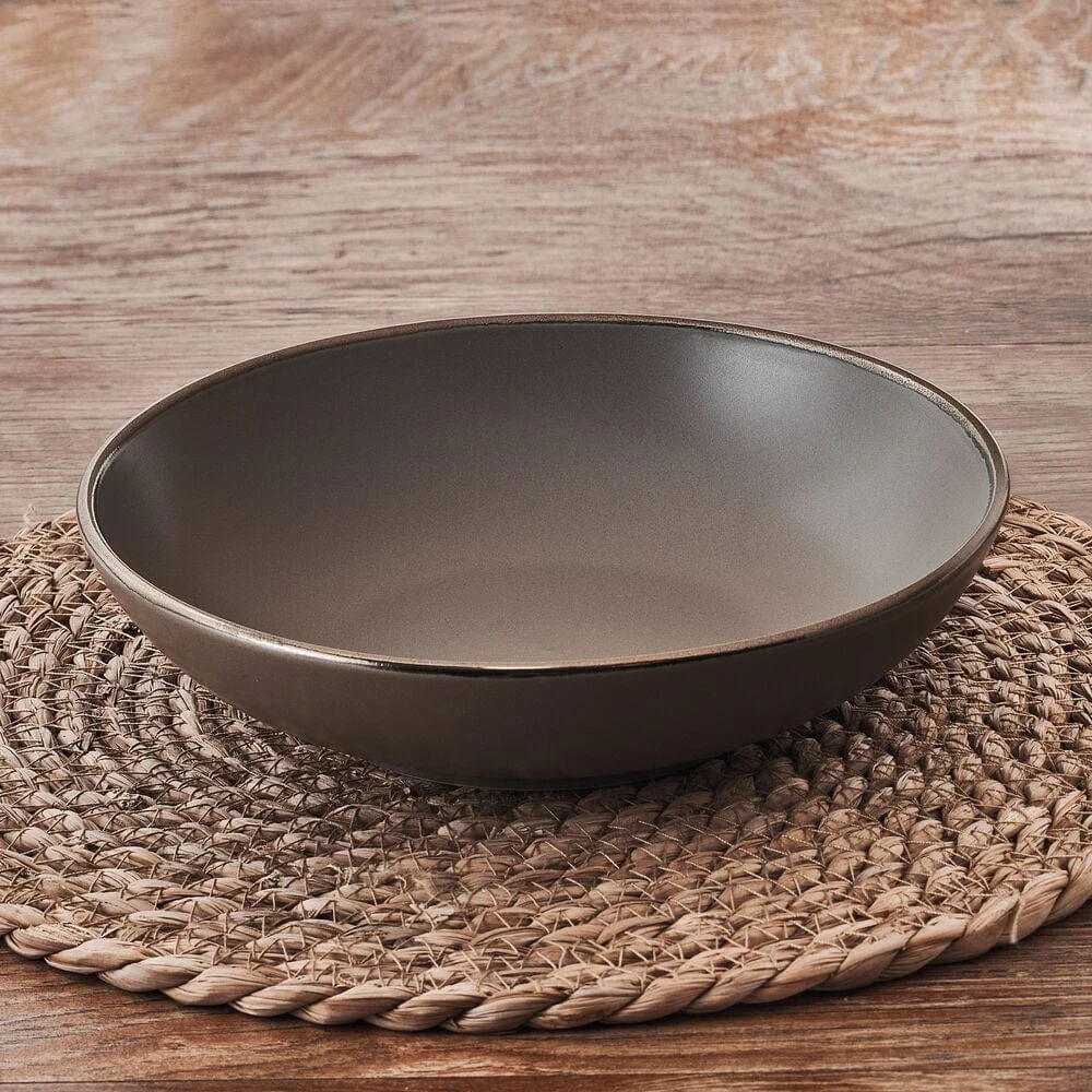 Hadlee Grey Set Of 4 Pasta Bowls 4 Hadlee Grey Set Of 4 Pasta Bowls - Image 2