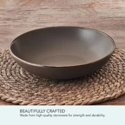 Hadlee Grey Set Of 4 Pasta Bowls 12 Hadlee Grey Set Of 4 Pasta Bowls -Kitchen Supplies Store Hadlee Grey Set of 4 Pasta Bowls 5294492 5