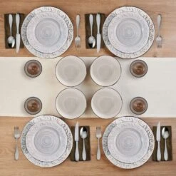 Trellis White 12 Piece Dinnerware Set, Service For 4 13 Trellis White 12 Piece Dinnerware Set, Service For 4 -Kitchen Supplies Store Trellis White 12 Piece Dinnerware Set Service for 4 5293669 5