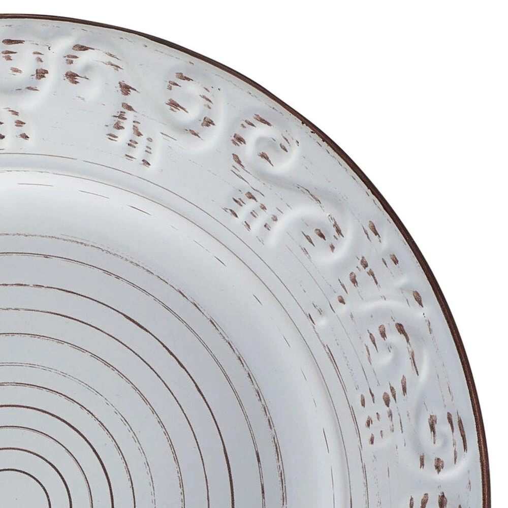 Trellis White 12 Piece Dinnerware Set, Service For 4 7 Trellis White 12 Piece Dinnerware Set, Service For 4 - Image 5