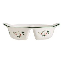 Winterberry® Divided Vegetable Bowl 7 Winterberry® Divided Vegetable Bowl -Kitchen Supplies Store Winterberry Divided Oval Bowl 5307870 3