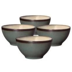 Belmont Set Of 4 Blue Soup Cereal Bowls