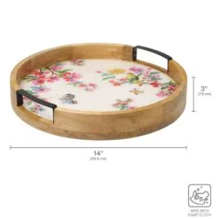 Bird And Butterfly Lazy Susan Serve Tray 11 Bird And Butterfly Lazy Susan Serve Tray -Kitchen Supplies Store bird and butterfly lazy susan serve tray 5292394 4