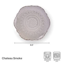 Chateau Smoke Set Of 4 Salad Plates 12 Chateau Smoke Set Of 4 Salad Plates -Kitchen Supplies Store chateau smoke set of 4 salad plates K45296074 6