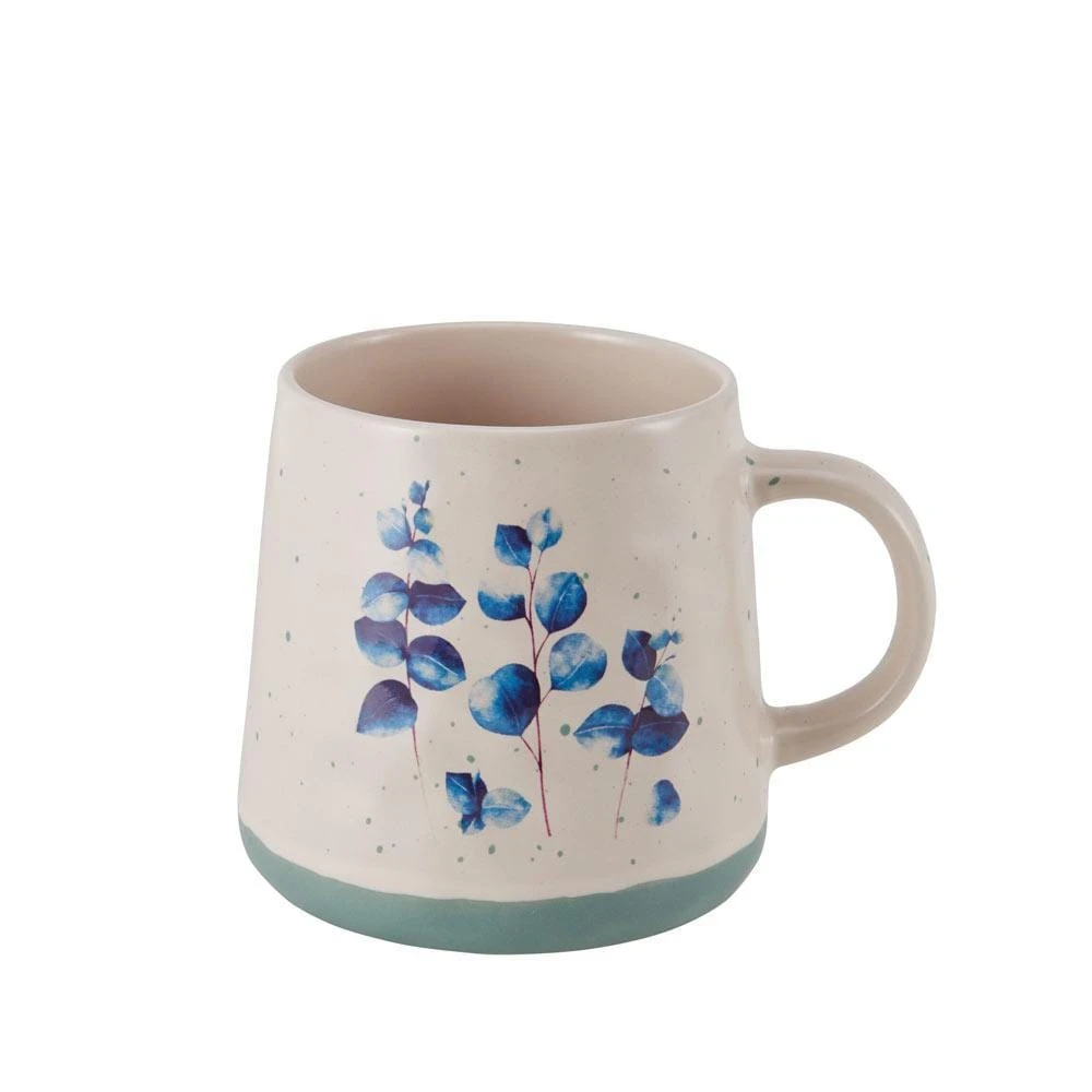 Floral Blue Set Of 6 Mugs, Assorted 5 Floral Blue Set Of 6 Mugs, Assorted - Image 3