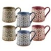 Floral Set Of 6 Mugs, Assorted 1 Floral Set Of 6 Mugs, Assorted -Kitchen Supplies Store floral set of 6 mugs assorted 5282145 1