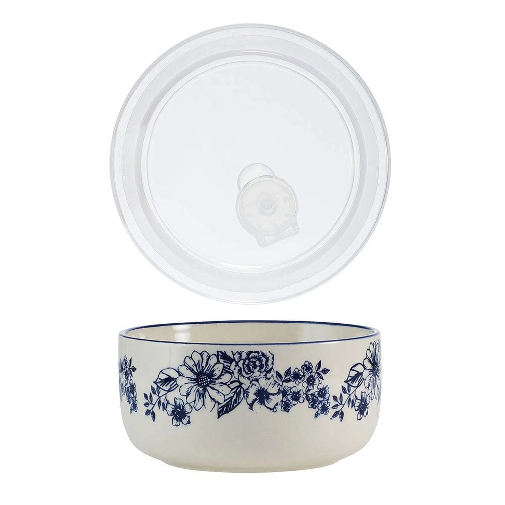 Gabriela Blue Set Of 2 Storage Bowls With Lids 5 Gabriela Blue Set Of 2 Storage Bowls With Lids - Image 3