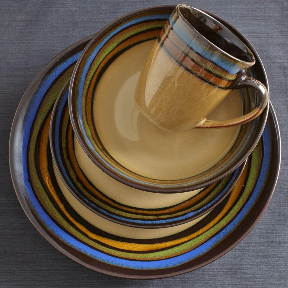 Galaxy Blue 16 Piece Dinnerware Set, Service For 4 4 Galaxy Blue 16 Piece Dinnerware Set, Service For 4 - Image 2