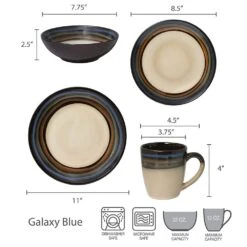 Galaxy Blue 16 Piece Dinnerware Set, Service For 4 13 Galaxy Blue 16 Piece Dinnerware Set, Service For 4 -Kitchen Supplies Store galaxy blue 16 piece dinnerware set service for 4 5111339 8 73e09ff3 4f51 44bb 99af 5eb85cad4d64