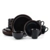 Hunter Black 16 Piece Dinnerware Set, Service For 4 2 Hunter Black 16 Piece Dinnerware Set, Service For 4 -Kitchen Supplies Store hunter black 16 piece dinnerware set service for 4 5286597 1