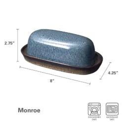Monroe Blue Covered Butter Dish 9 Monroe Blue Covered Butter Dish -Kitchen Supplies Store monroe blue covered butter dish 5287557 4