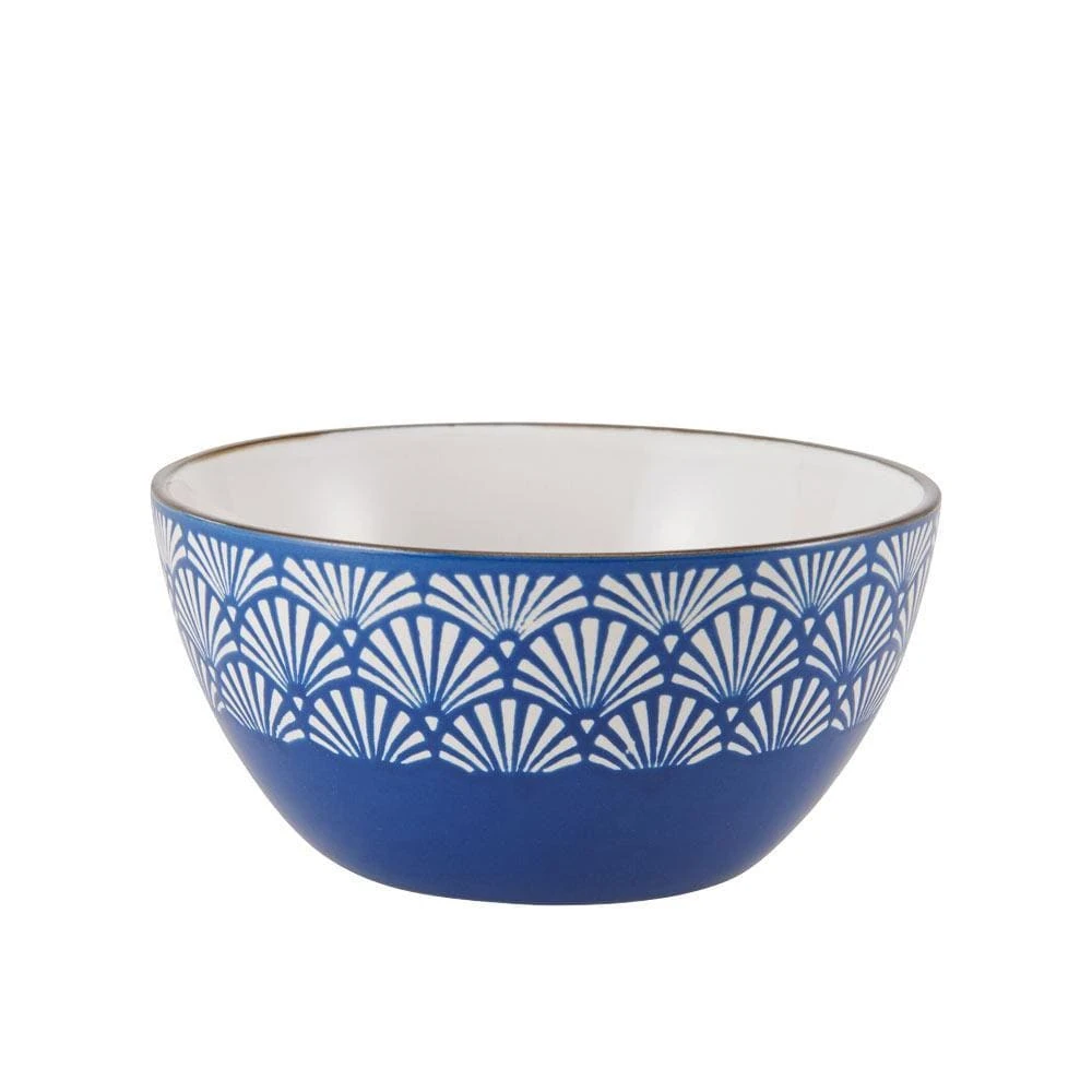 Navy Set Of 6 Soup Cereal Bowls, Assorted 5 Navy Set Of 6 Soup Cereal Bowls, Assorted - Image 3