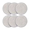 Gray Line Set Of 6 Salad Plates 2 Gray Line Set Of 6 Salad Plates -Kitchen Supplies Store pad print gray line set of 6 salad plates 5212932K 1
