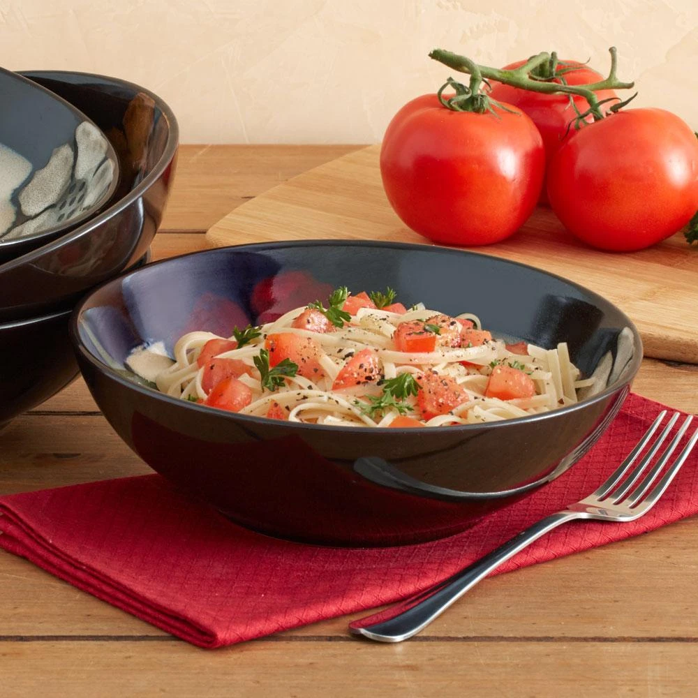 Painted Poppies Individual Pasta Salad Bowl 4 Painted Poppies Individual Pasta Salad Bowl - Image 2