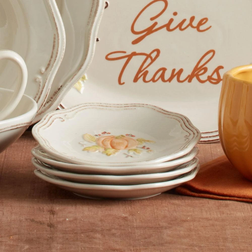 Plymouth Set Of 4 Appetizer Plates 4 Plymouth Set Of 4 Appetizer Plates - Image 2