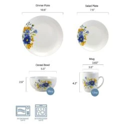 Rhea 16 Piece Dinnerware Set, Service For 4 21 Rhea 16 Piece Dinnerware Set, Service For 4 -Kitchen Supplies Store rhea 16 piece dinnerware set service for 4 5287313 10