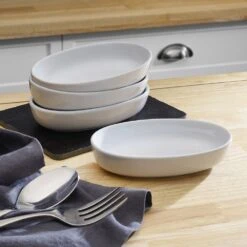 Burrito Set Of 4 Small Oval Bowls 10 Burrito Set Of 4 Small Oval Bowls -Kitchen Supplies Store set of 4 fruit size white burrito bowls 5290218 3