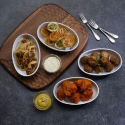 Burrito Set Of 4 Small Oval Bowls 11 Burrito Set Of 4 Small Oval Bowls -Kitchen Supplies Store set of 4 fruit size white burrito bowls 5290218 4