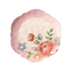 Tea Rose Set Of 4 Outdoor Melamine Salad Plates 7 Tea Rose Set Of 4 Outdoor Melamine Salad Plates -Kitchen Supplies Store tea rose set of 4 melamine salad plates K45214179 3