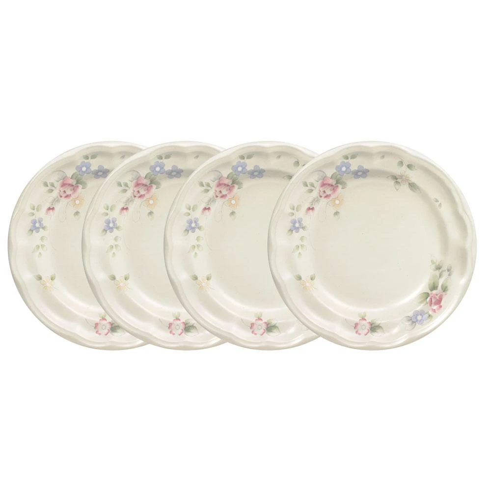 Tea Rose Set Of 4 Salad Plates 3 Tea Rose Set Of 4 Salad Plates