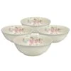 Tea Rose Set Of 4 Super Soup Cereal Bowls