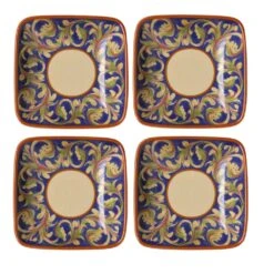 Villa Della Luna® Set Of 4 Wine Tapas Plates