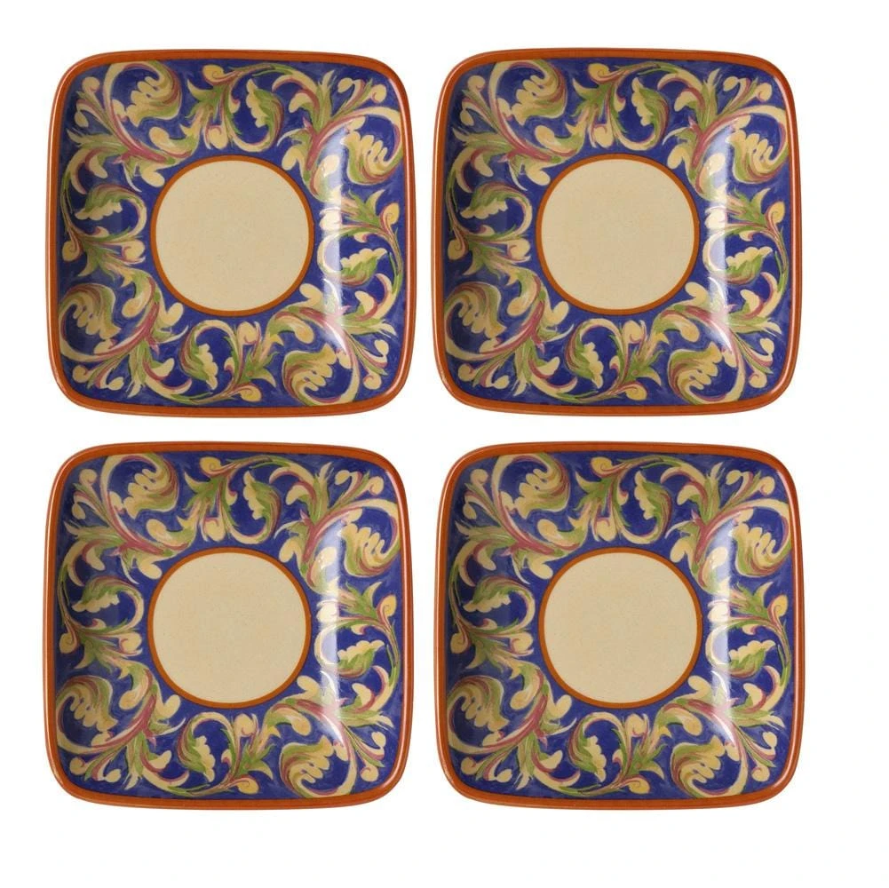 Villa Della Luna® Set Of 4 Wine Tapas Plates 3 Villa Della Luna® Set Of 4 Wine Tapas Plates